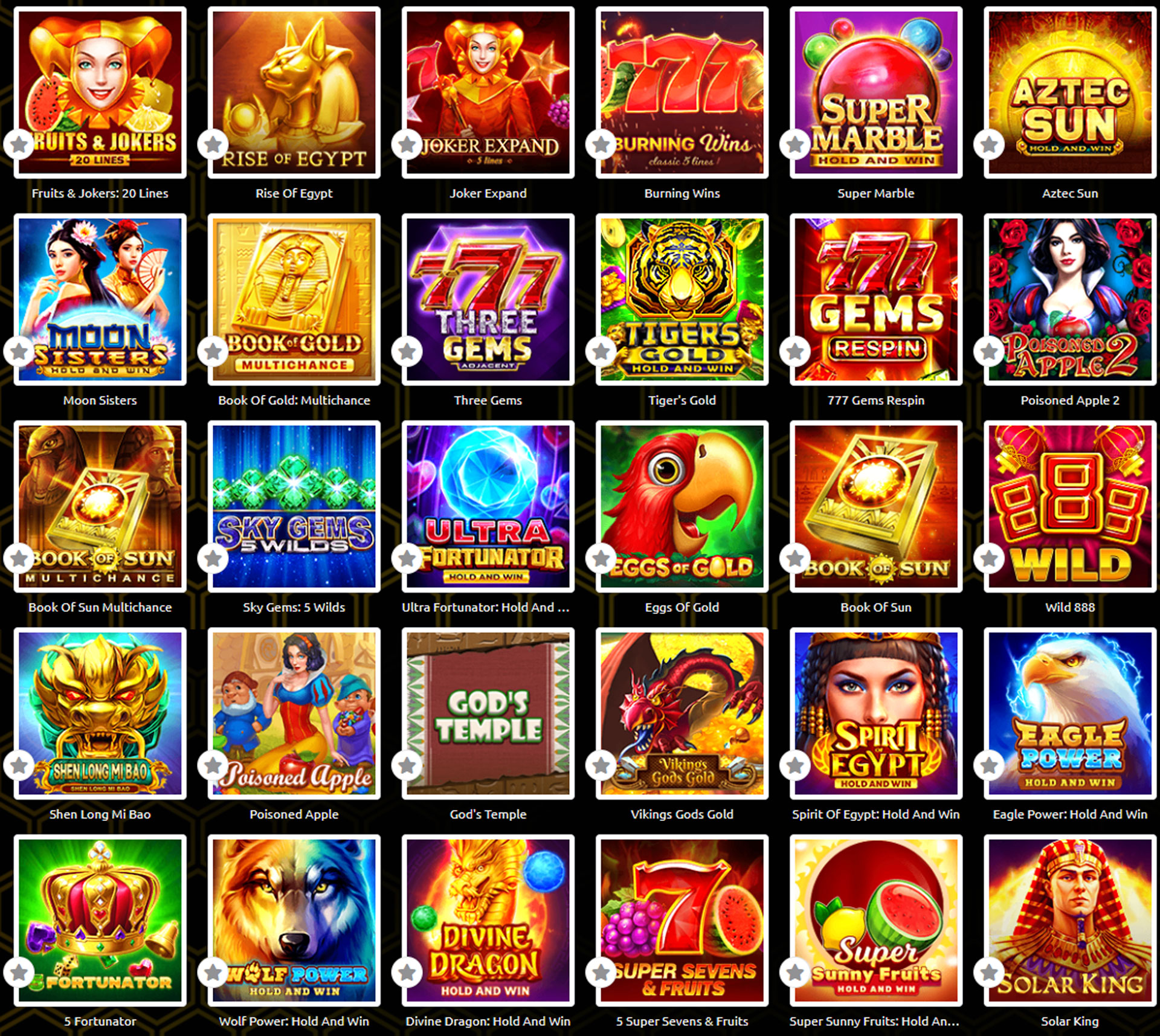 Booong slot online